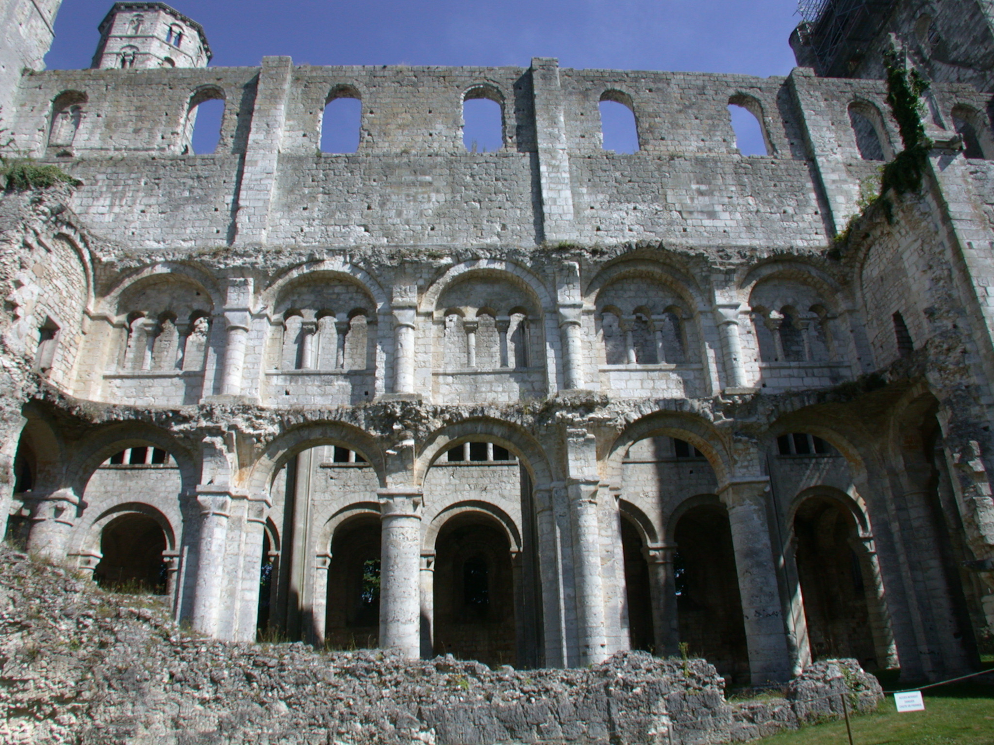 Image*After photos huge tall wall castle medieval france arch