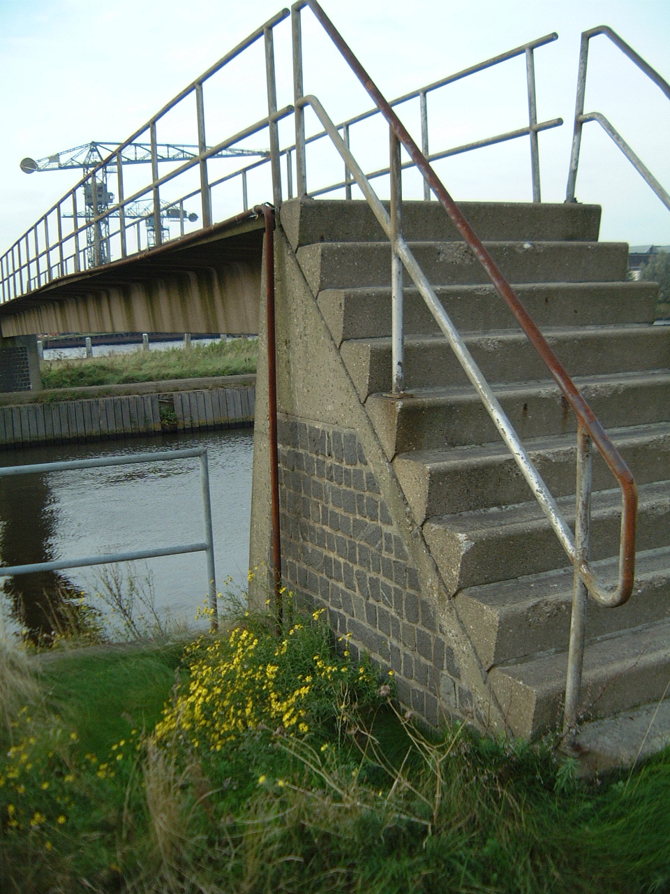 Image*After photos maartent step steps railing platform concrete bridge