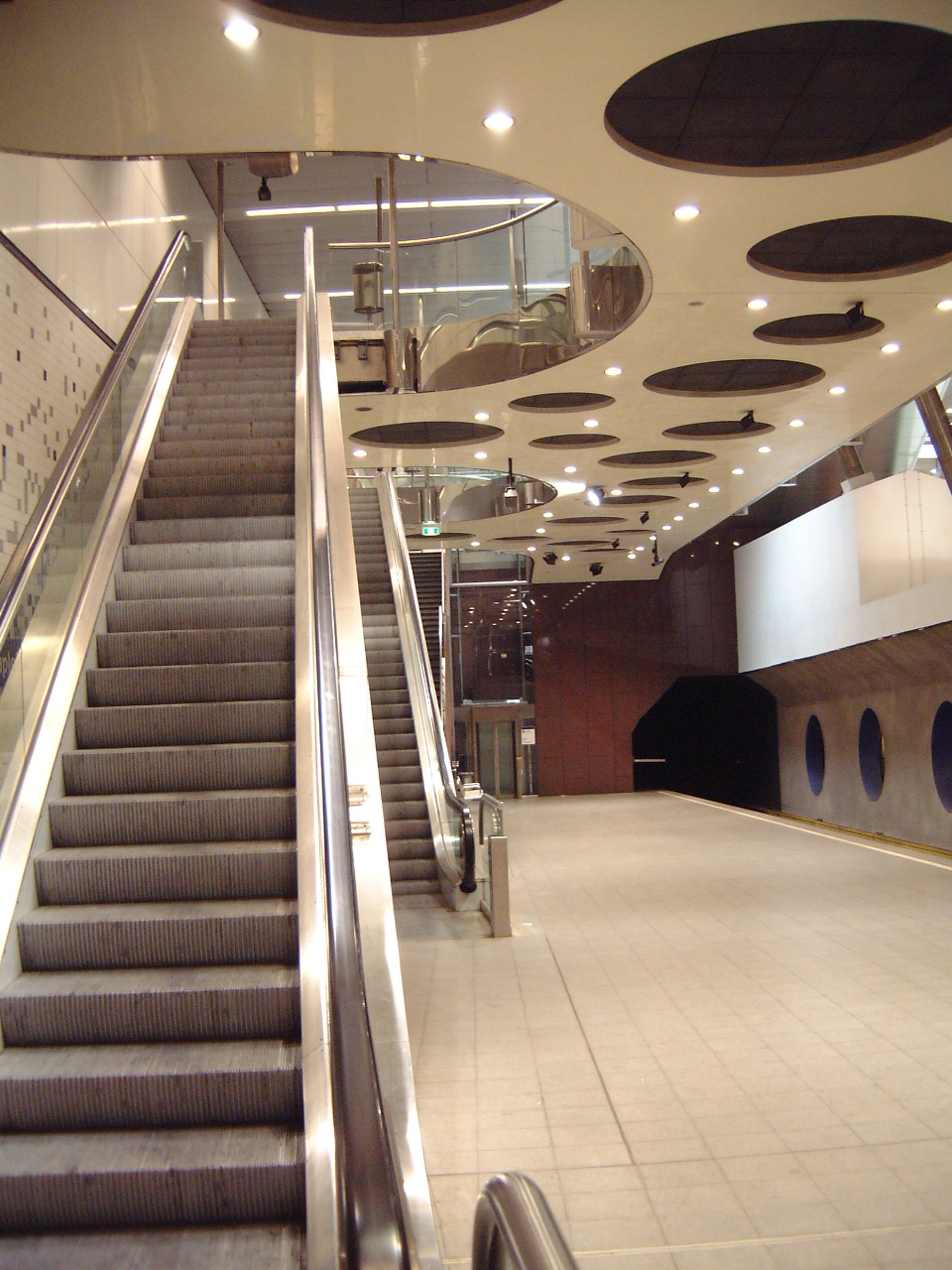 maartent escalator modern architecture interior