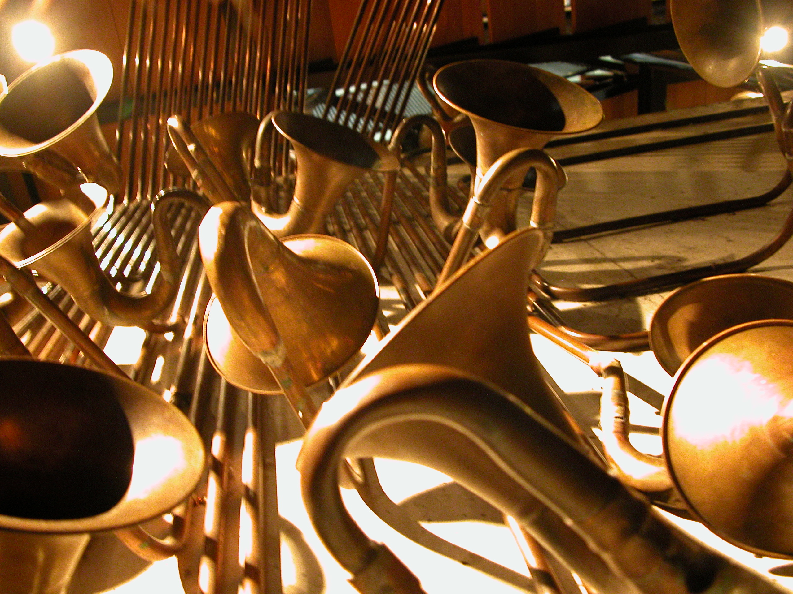 Image*After photos horn horns trumpet trumpets brass instruments