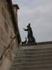 stairs staircase art sculptures backoff back off saint beggar