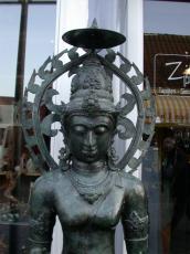 buddha statue art sculptures human god goddes face bronze