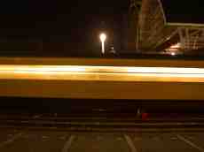 blurs night vehicles land train trainstation amsterdam