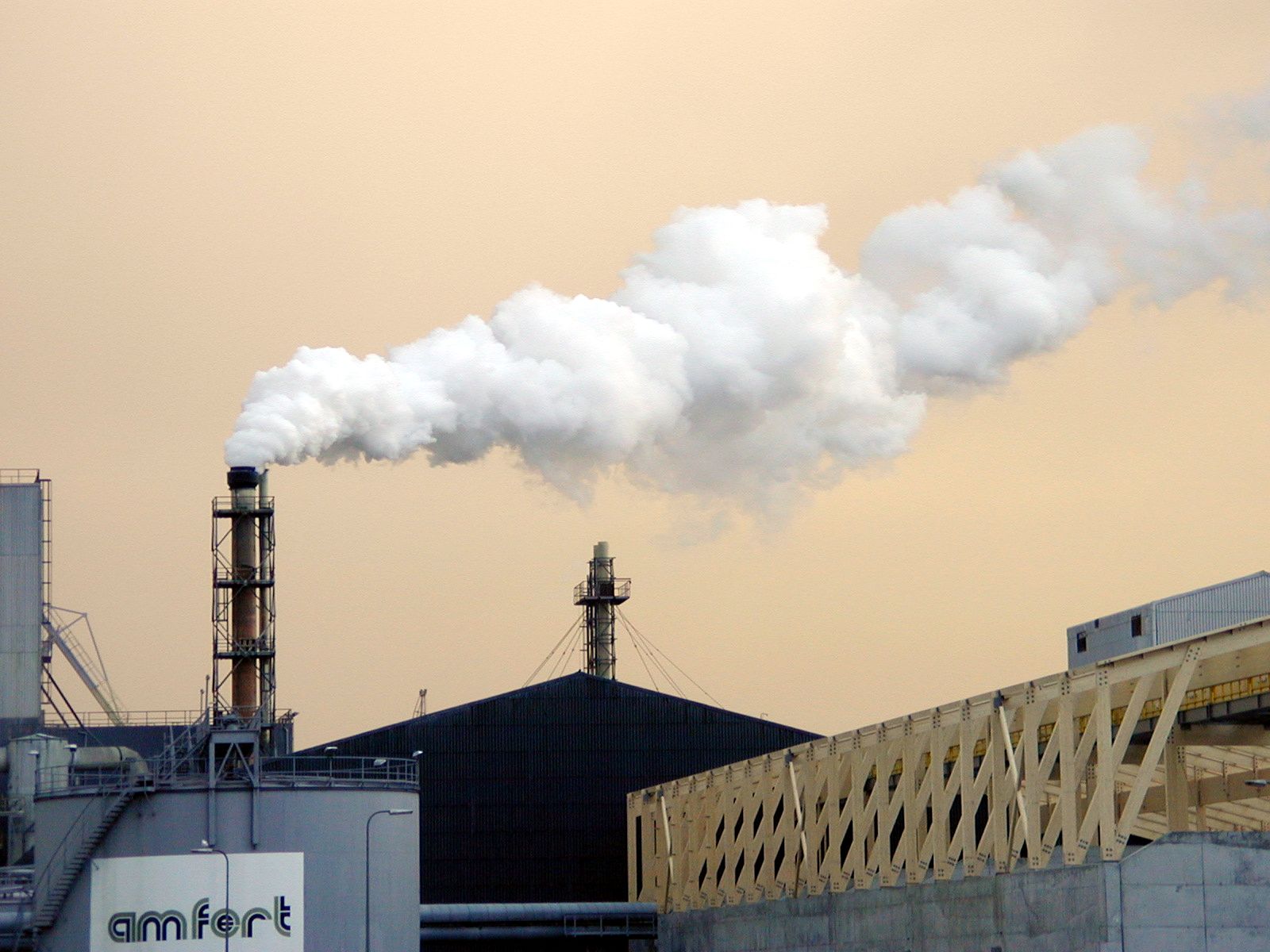 Image*After photos chimney factory smoke polution smog industrial tank