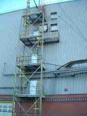maartent stairs ladder ladders metal factory side fire escape 