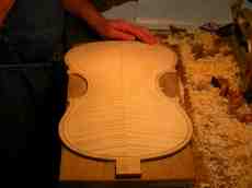 paul violin wood wooden case casing 