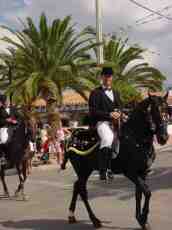 insektokutor spain rider horseman black horse parade 