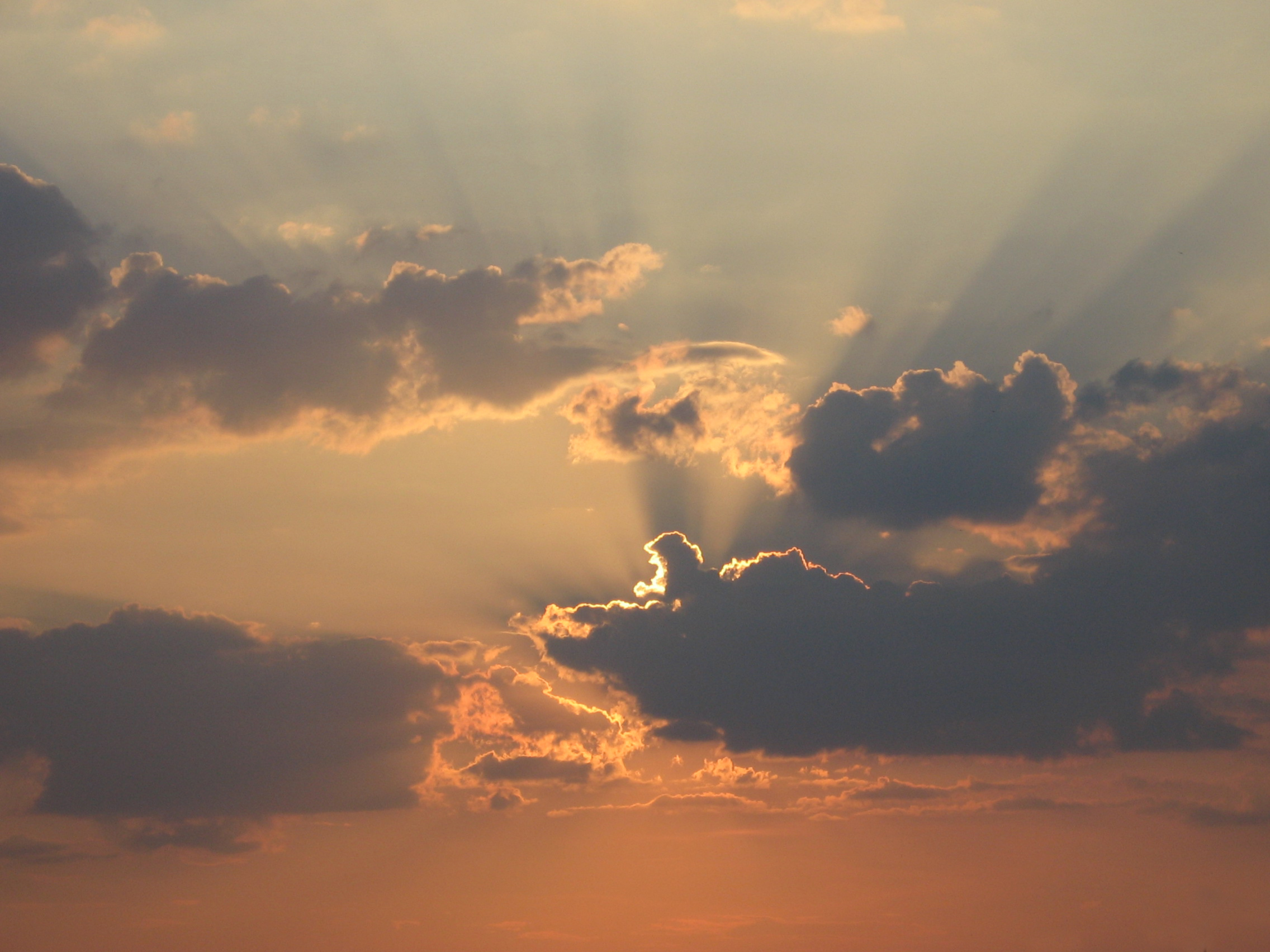 Image*After images linchpin sunset clouds godrays god rays