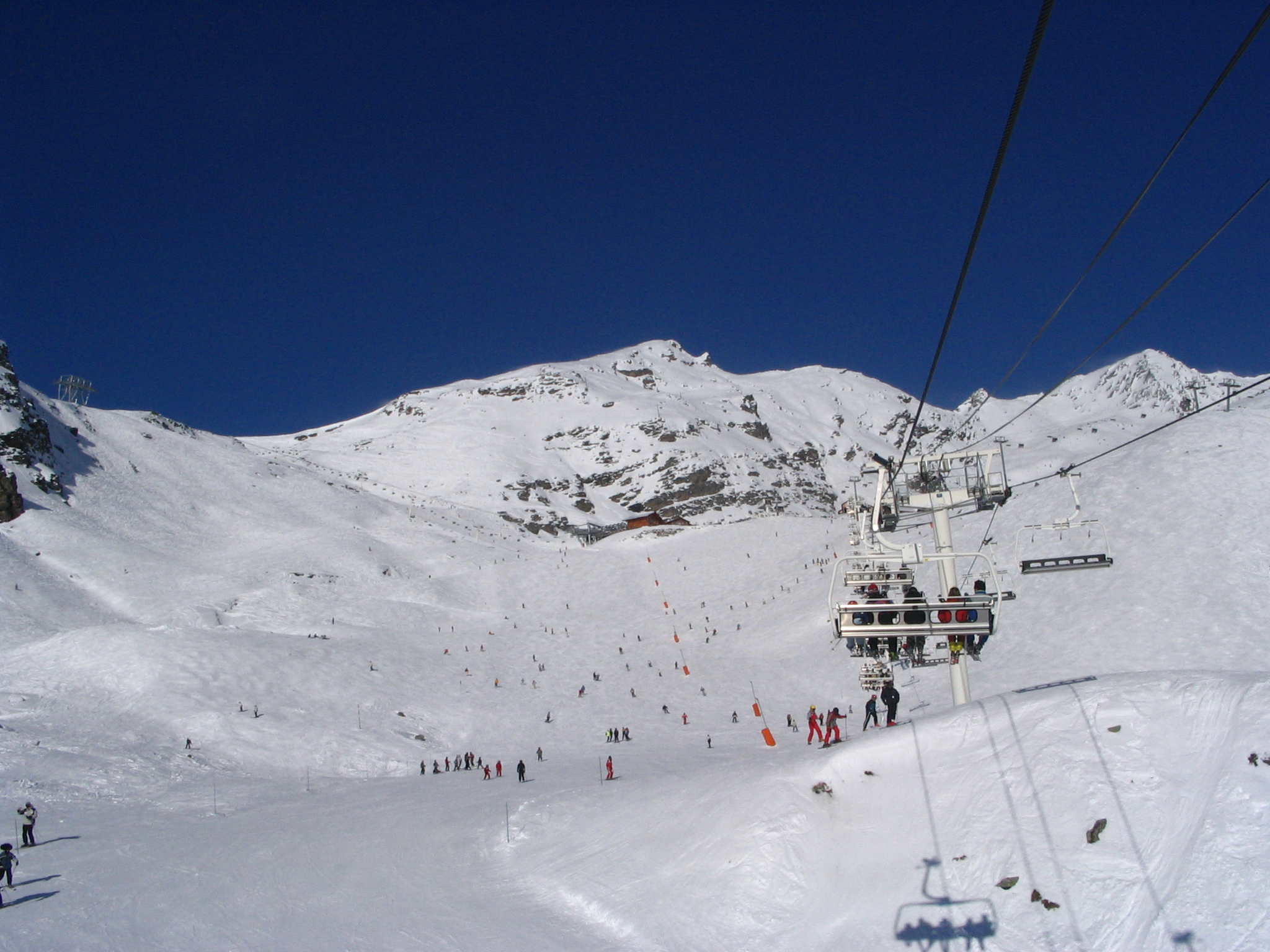 Image*After : photos : mountains slope ski skiing sport lift blue sky