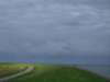 nature landscapes dike holland texel road sea