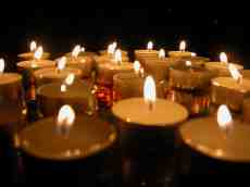 candles fire light