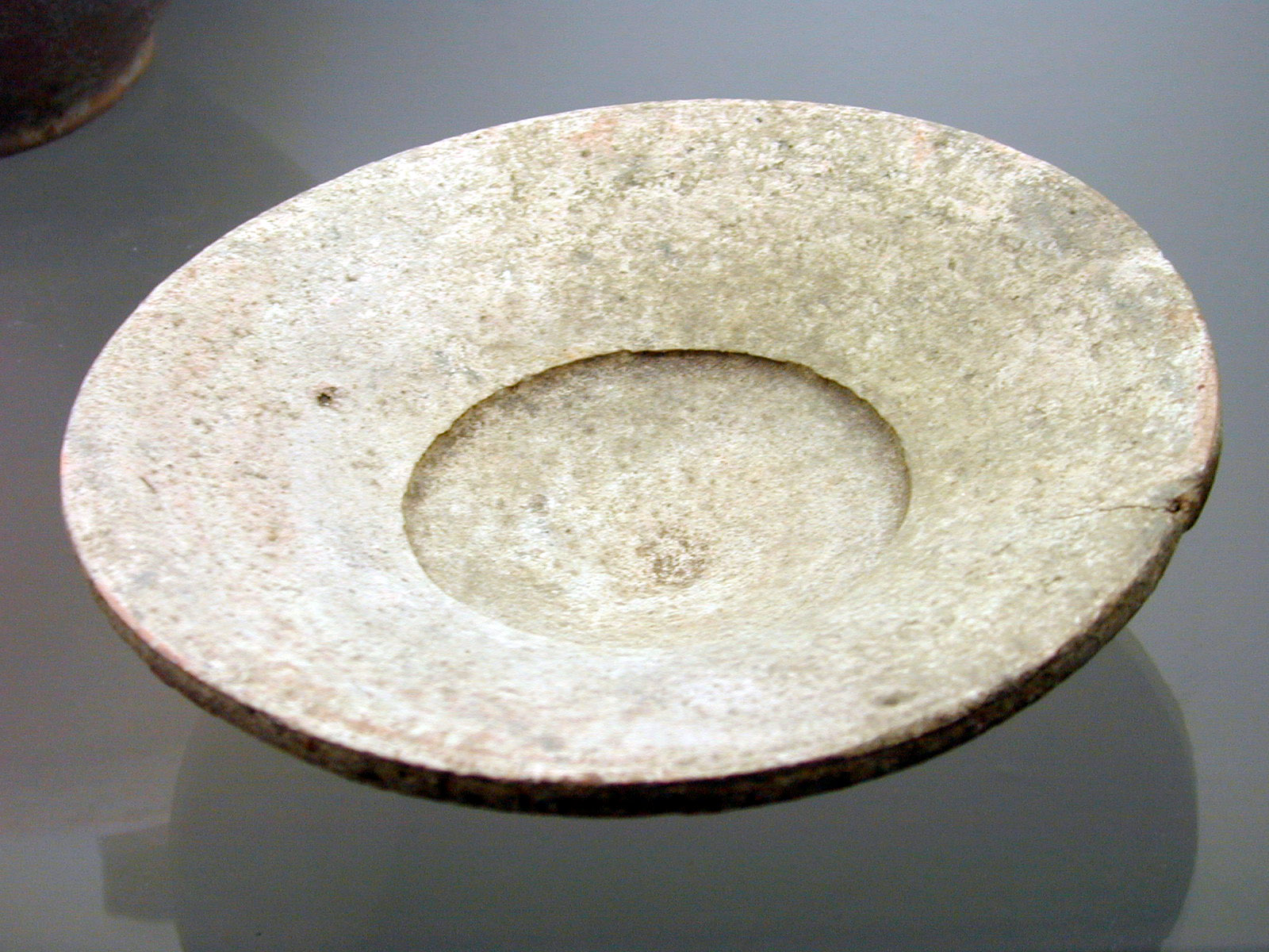 Image*After images stone pottery plate round deep artifact