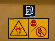 signs uel gas explosion danger inflammable