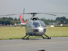 helicopter chopper on airfield runway