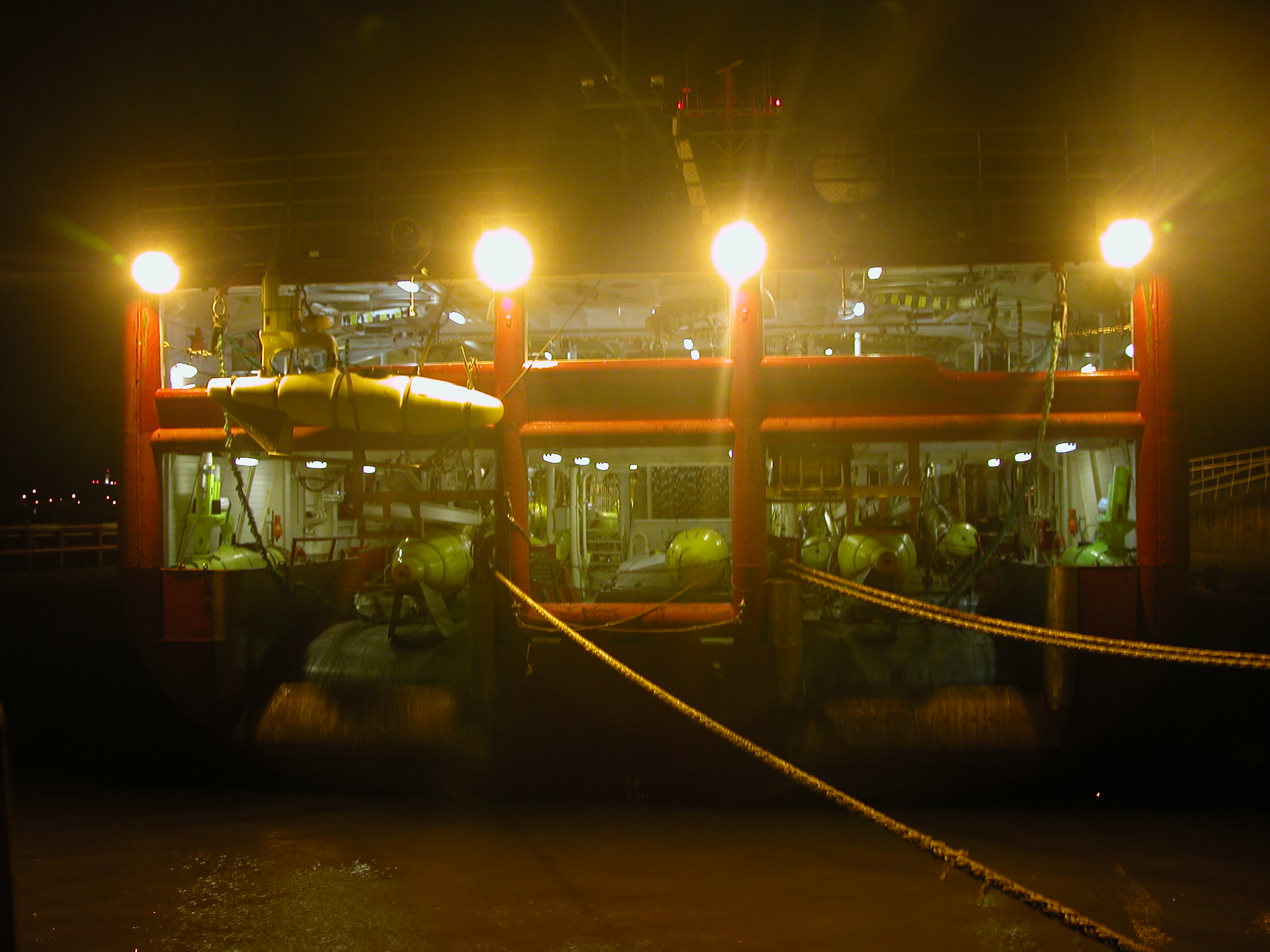 Image*After photos ship at night lights