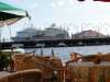 vehicles water jacco curacao harbour terrace cruiseship cruiseships