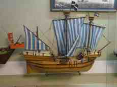 temabina model ship sails small wood galleon toy boat 