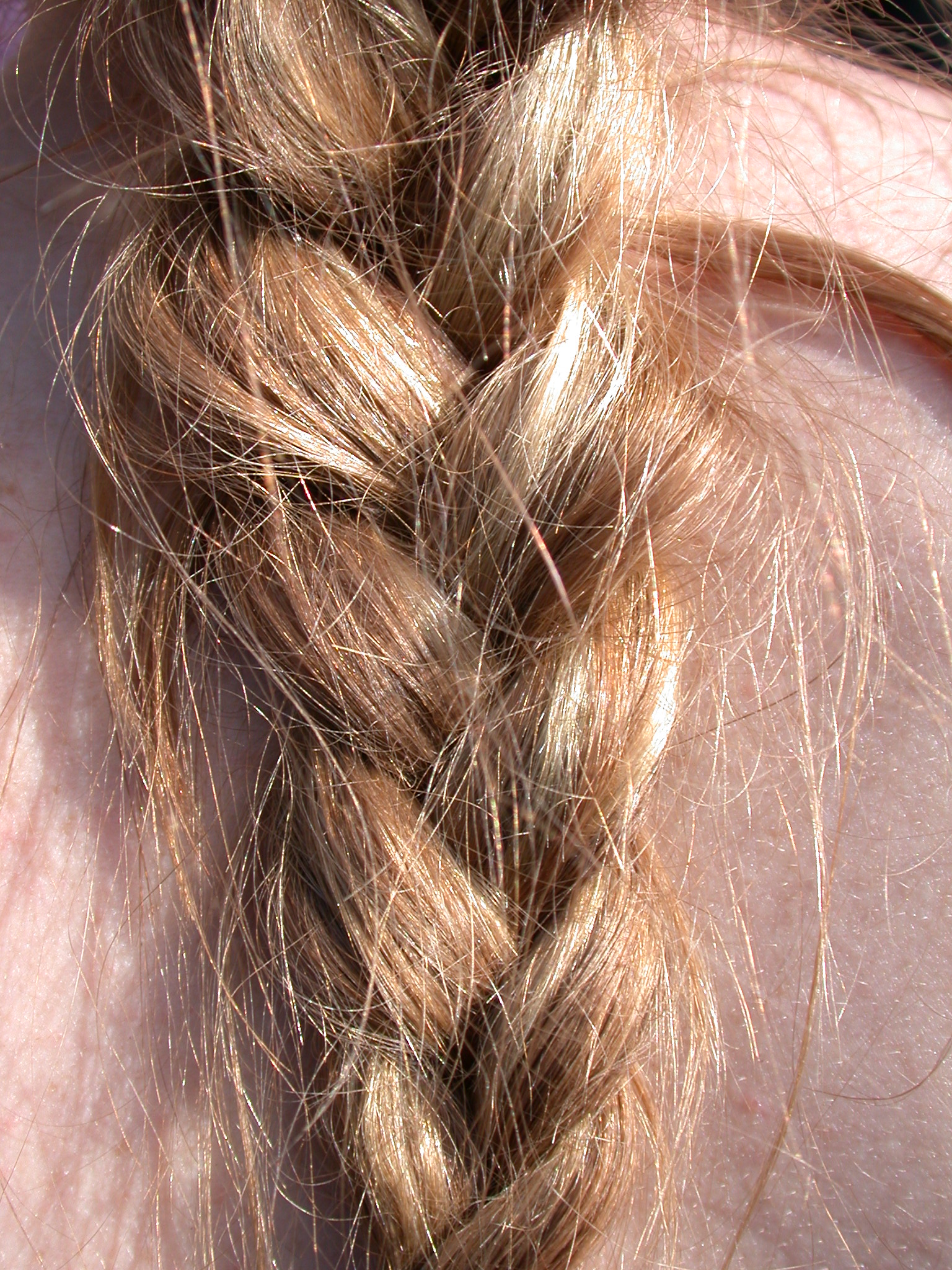 Image*After : photos : fur hair hairy human weave ponytail braid blonde