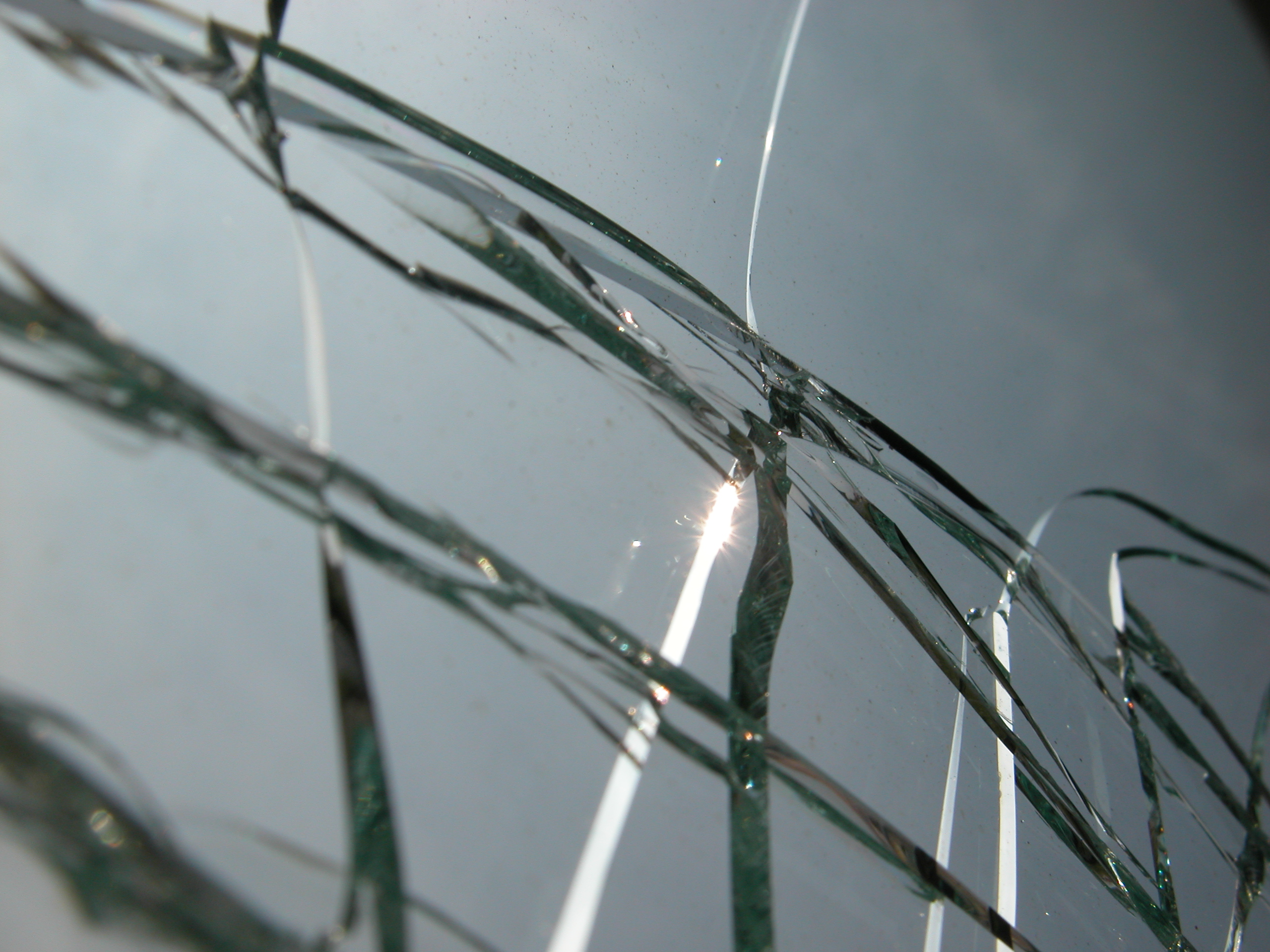 Image*After photos crack in glass window pane