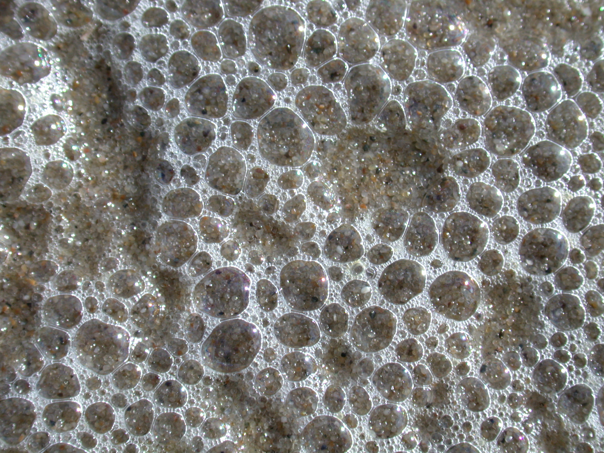 Image*After photos bubbles air sand shore beach