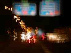 paul sign highway road car cars light lights blur