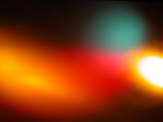 red green yellow blobs light effects on cinema screen colour color spectrum