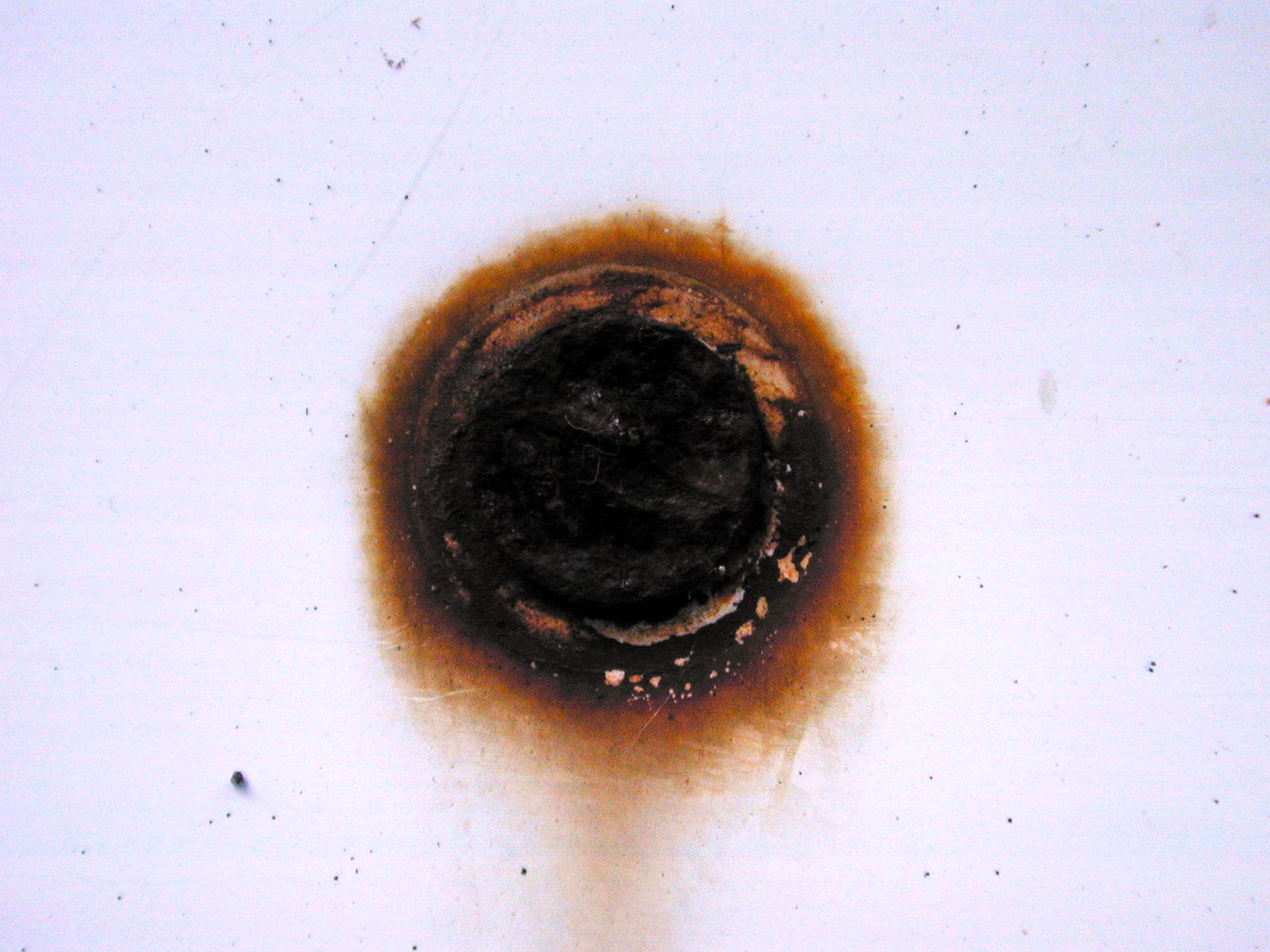 Image*After texture rust metal screw black hole