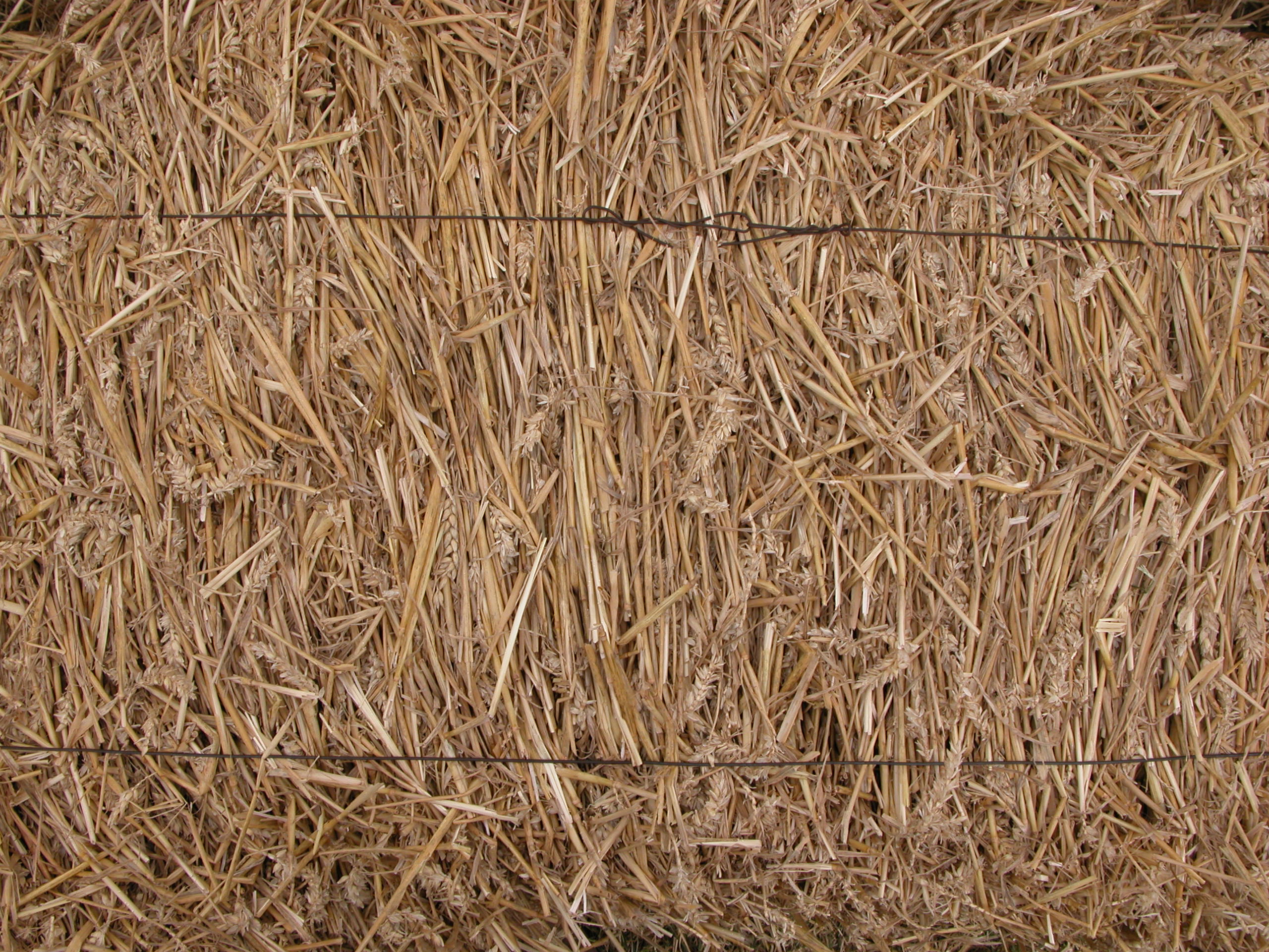 Image*After photo hay bale of haybale straw straws dense brown dry