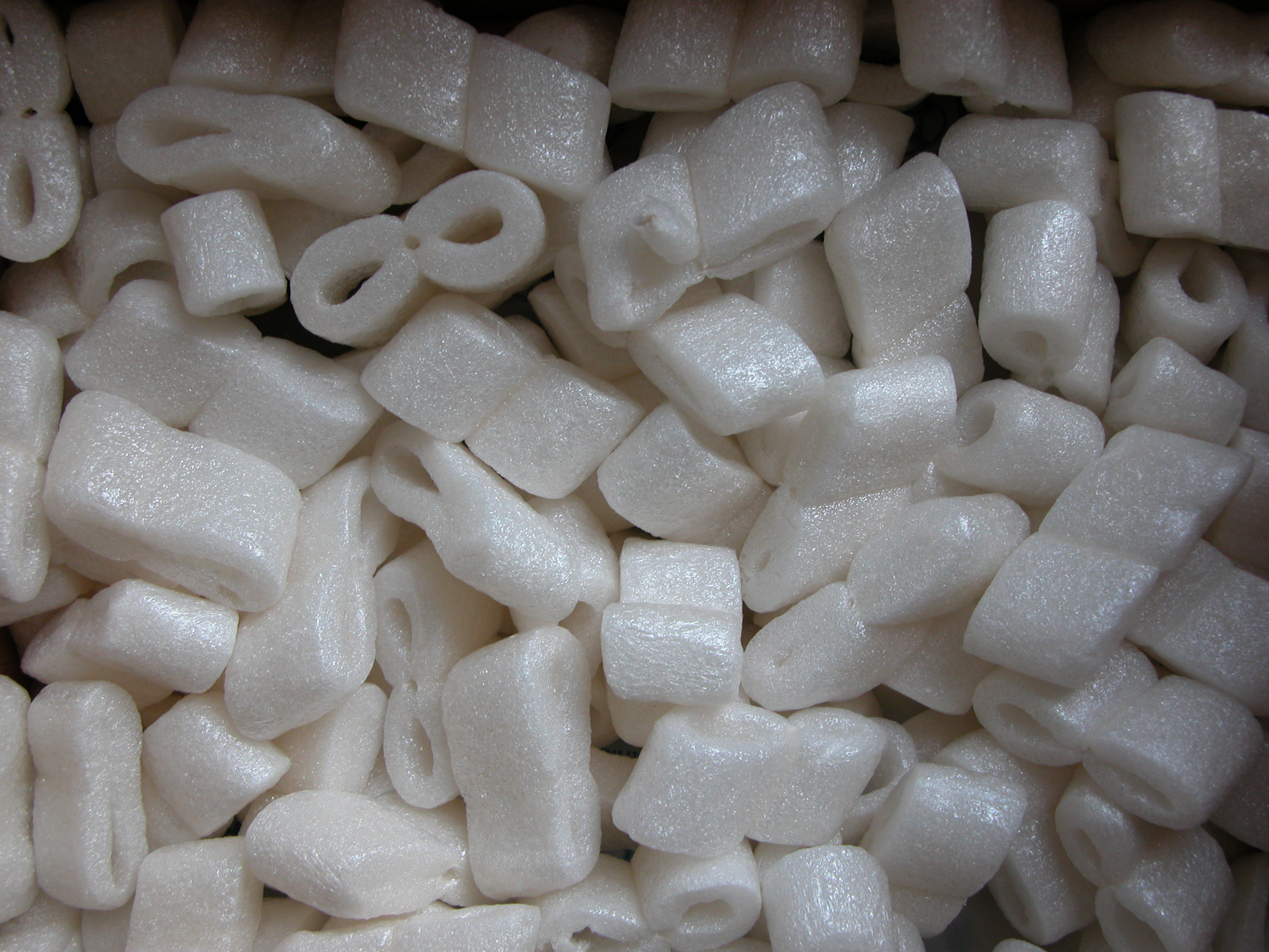 Image*After photo styrofoam packaging plastic white soft