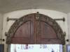 wooden decorated door