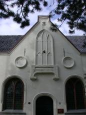 architecture exteriors church white zuidhorn entrance windows door arches circles gothic ferntree needles