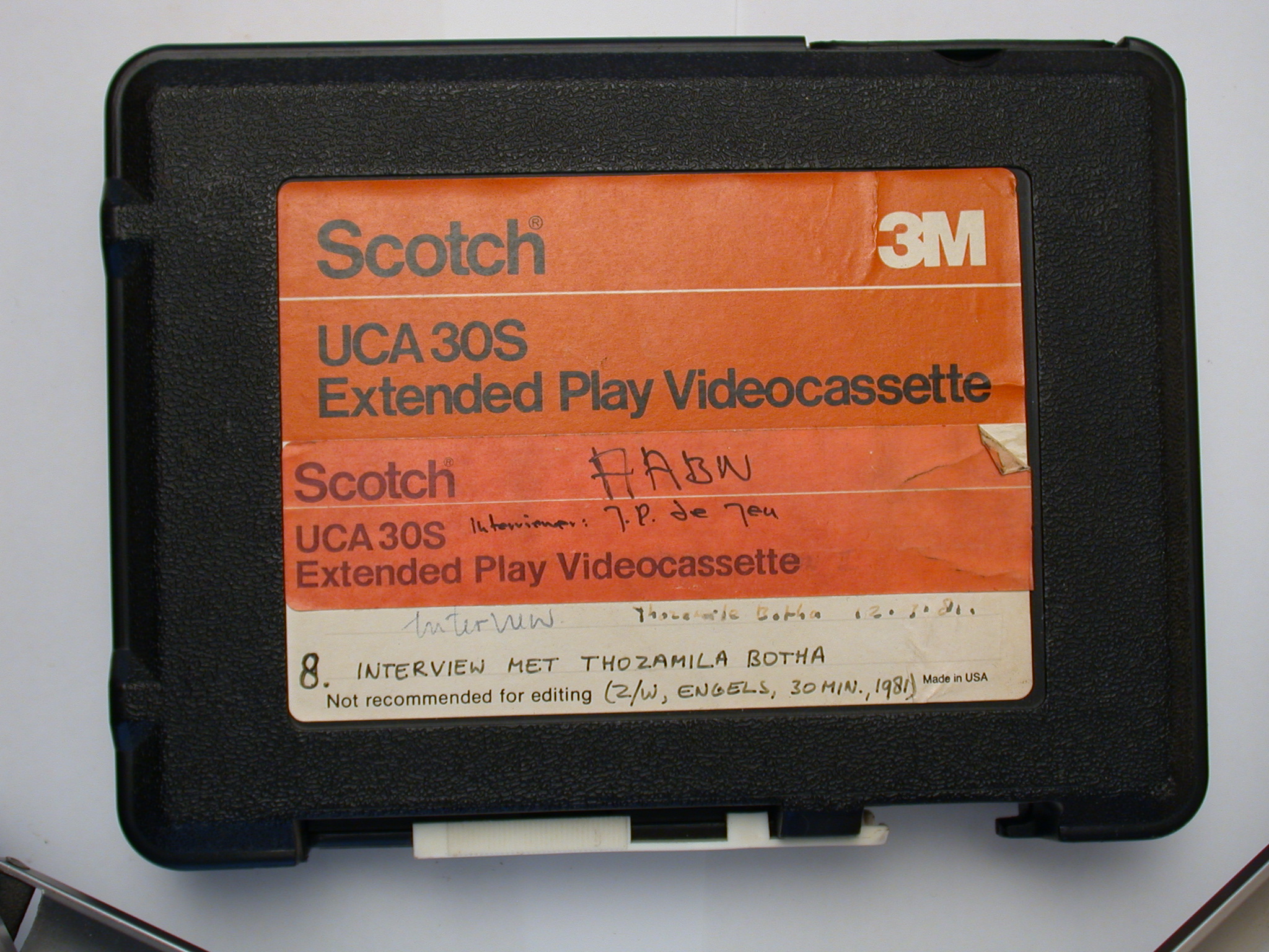 objects video videotape side 3m professional tape plastic box cassette botha side betamax