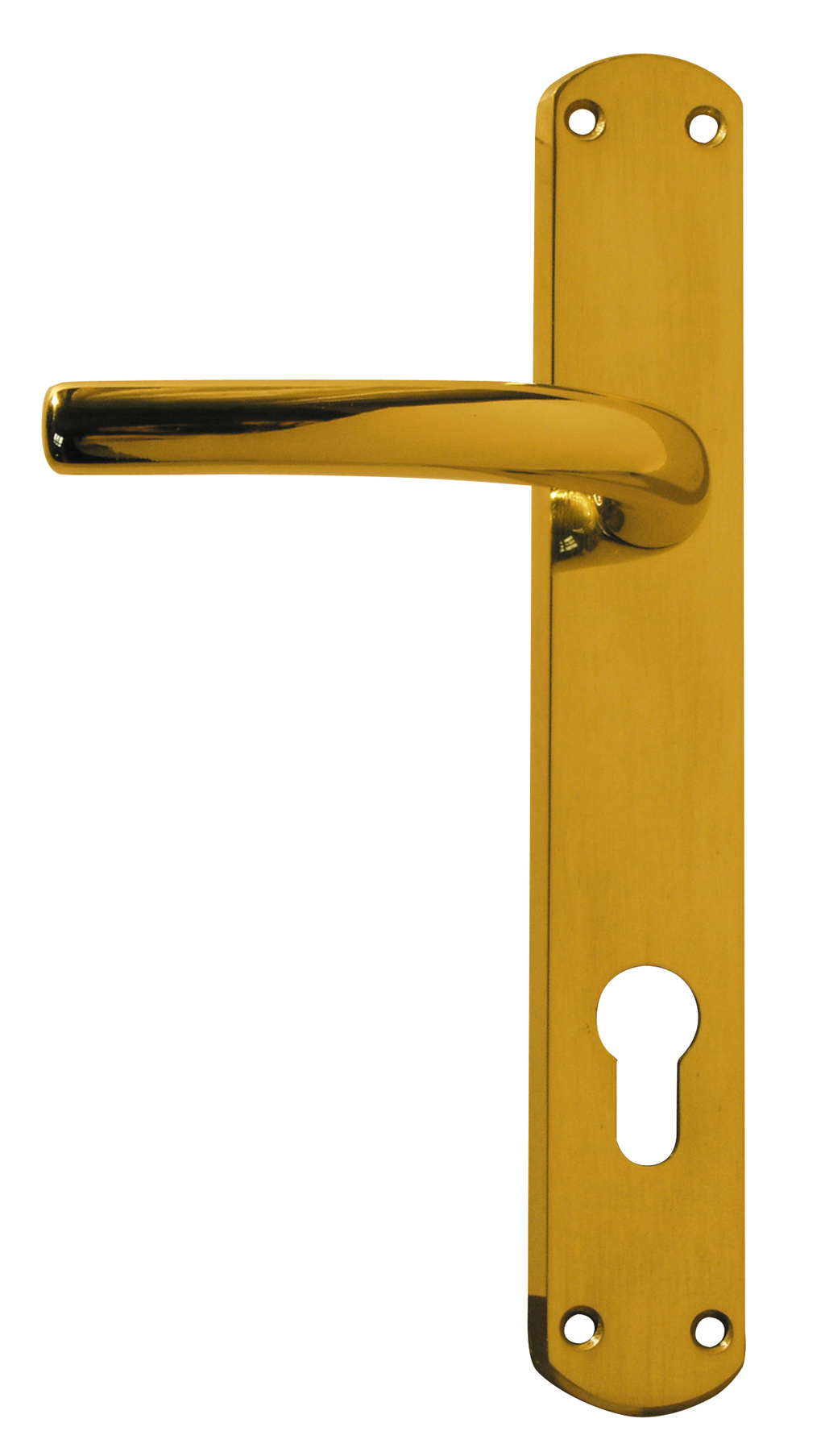 door handle gold keyhole