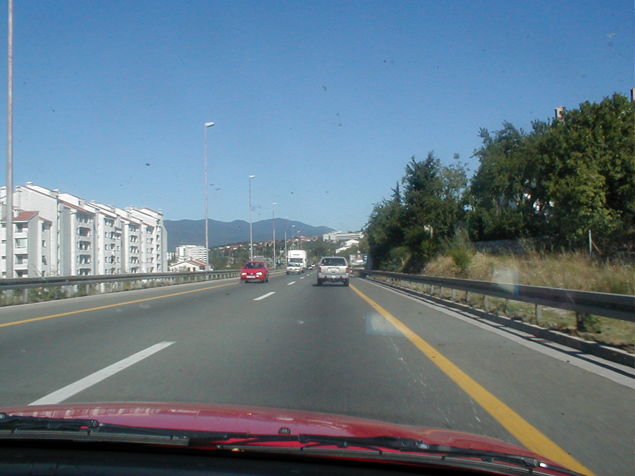 dario road freeway motorway driving car stripes