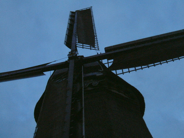 maartent windmill on a winters day in Holland