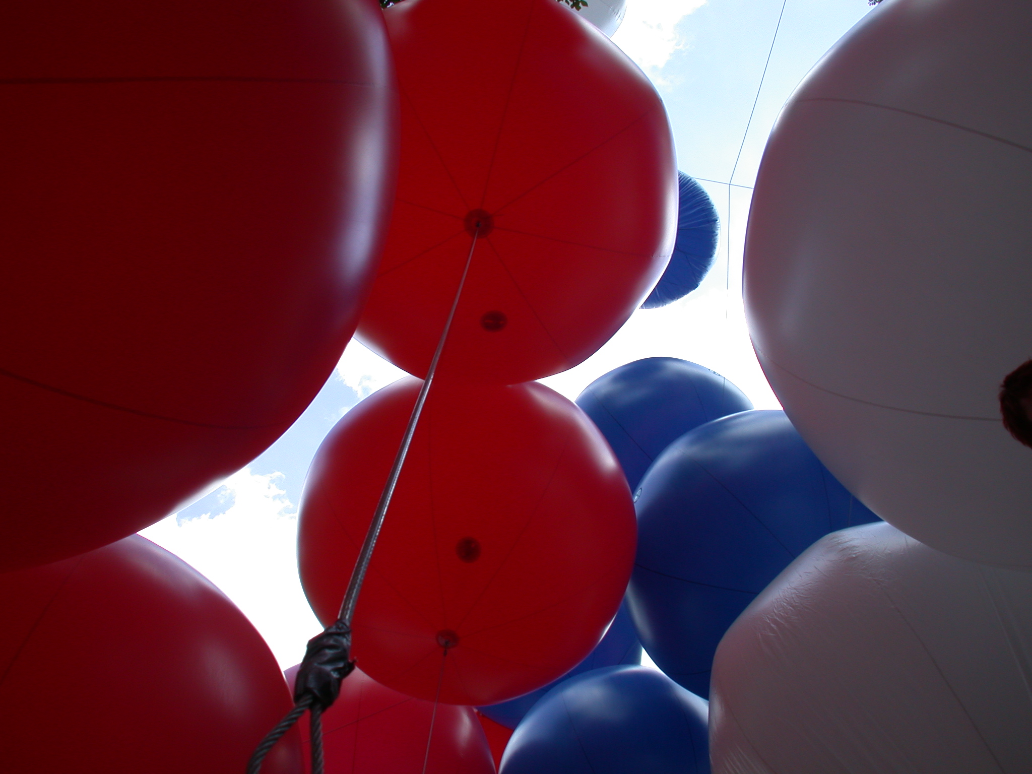balloon balloons red white and blue