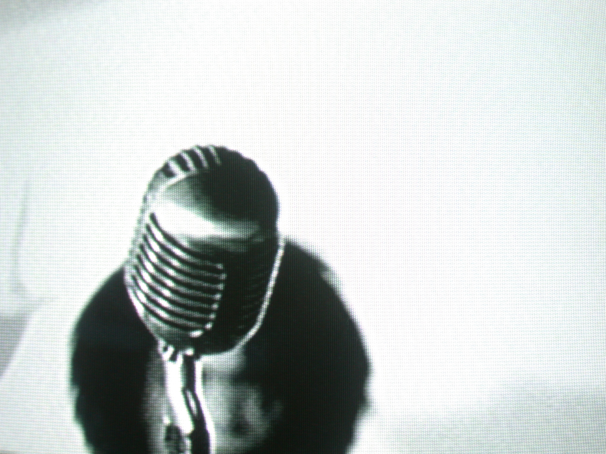 television shot of a microphone video clip hires