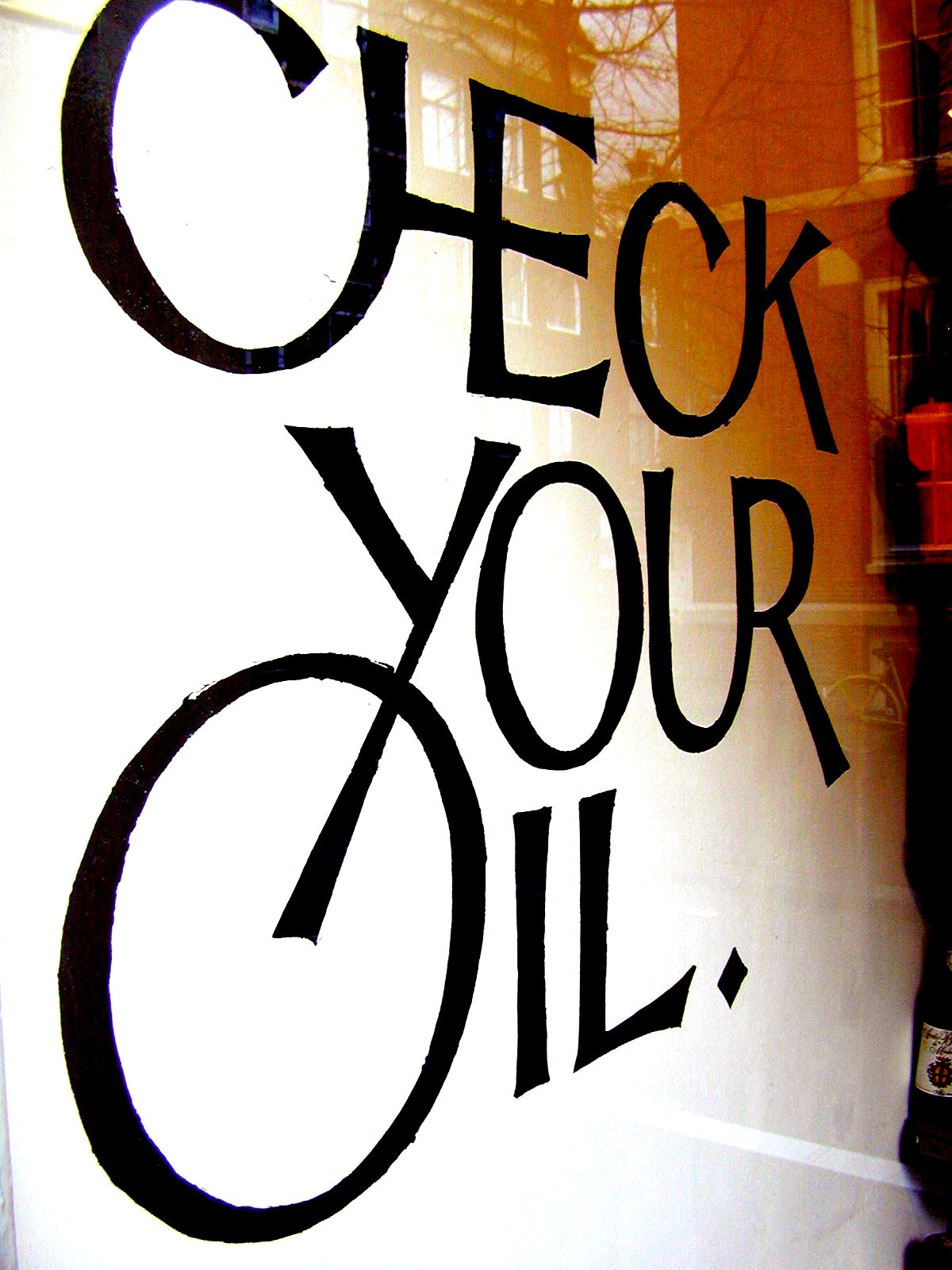 typo ceck oil reminder
