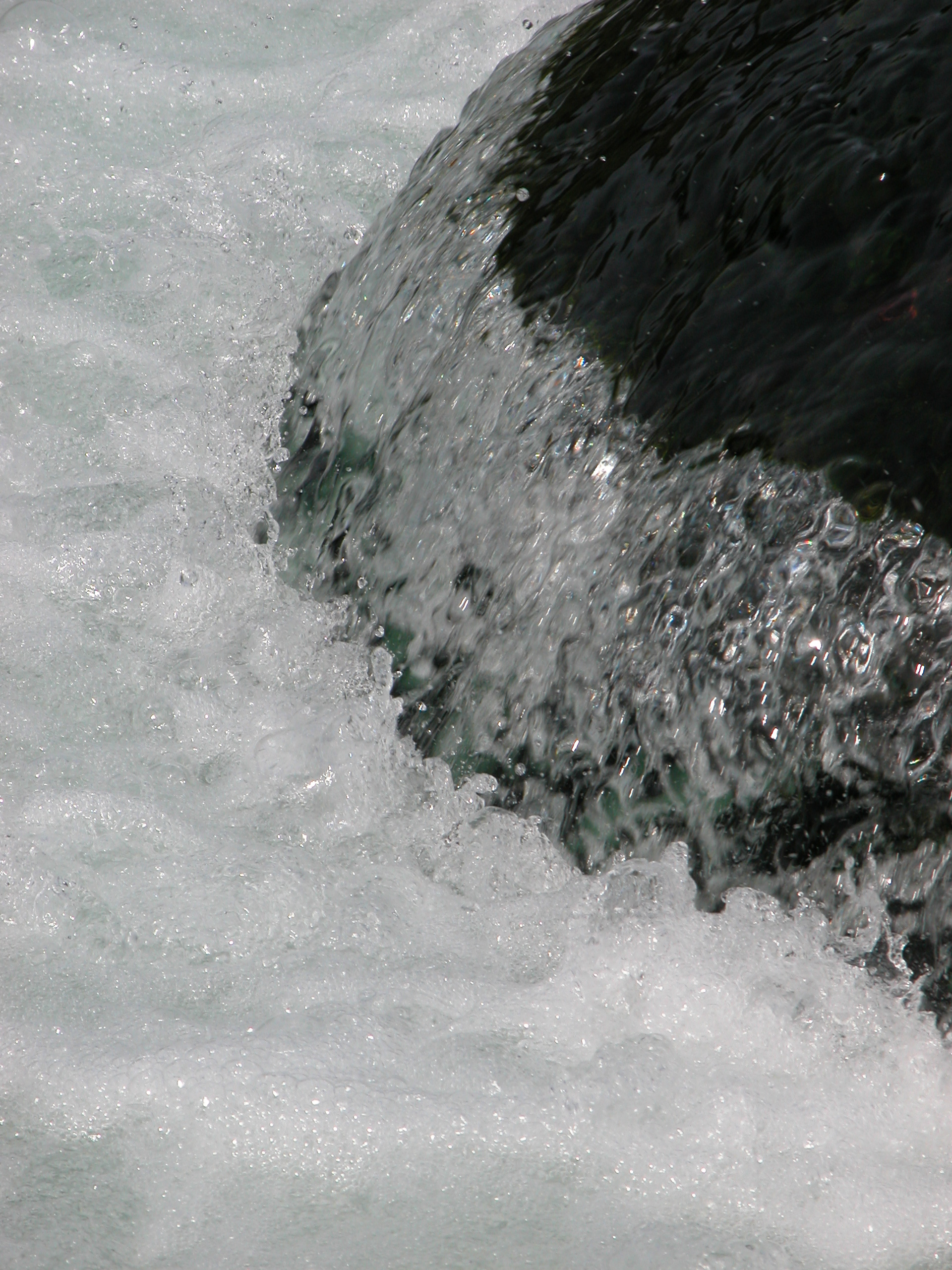 water stream foam