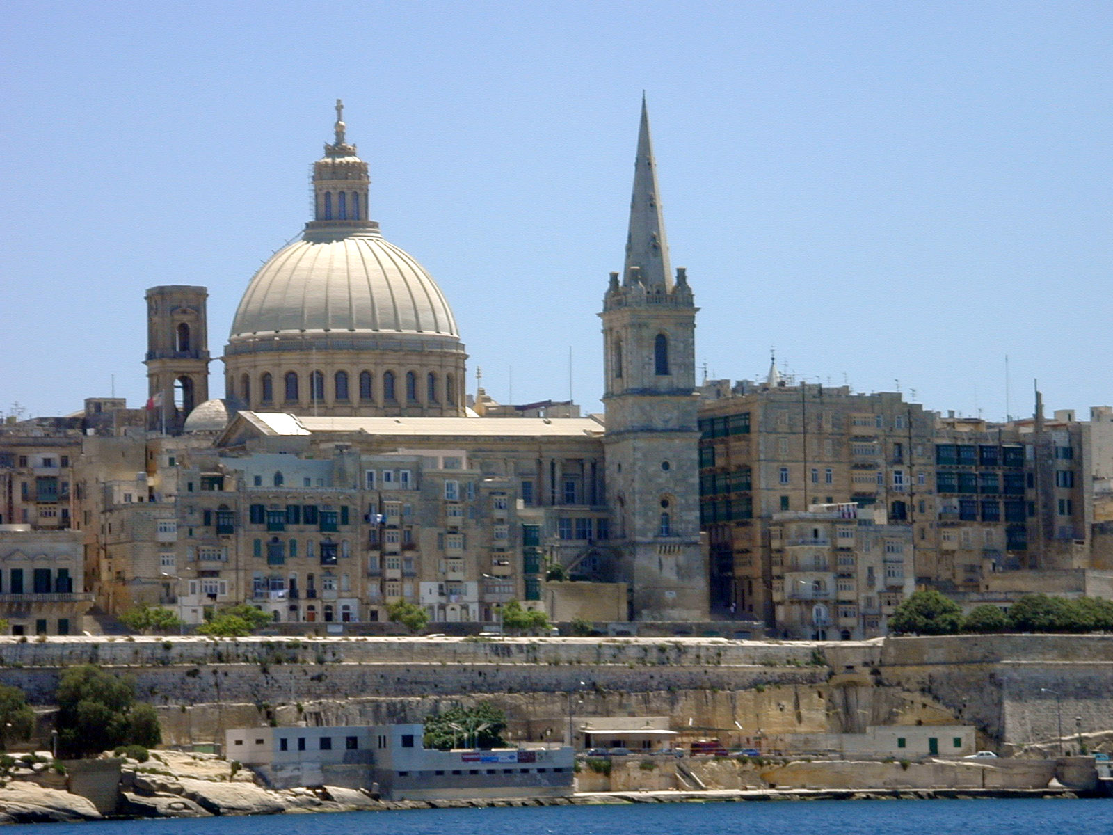 architecture exteriors city citadel cathedral mediteranean cityscape