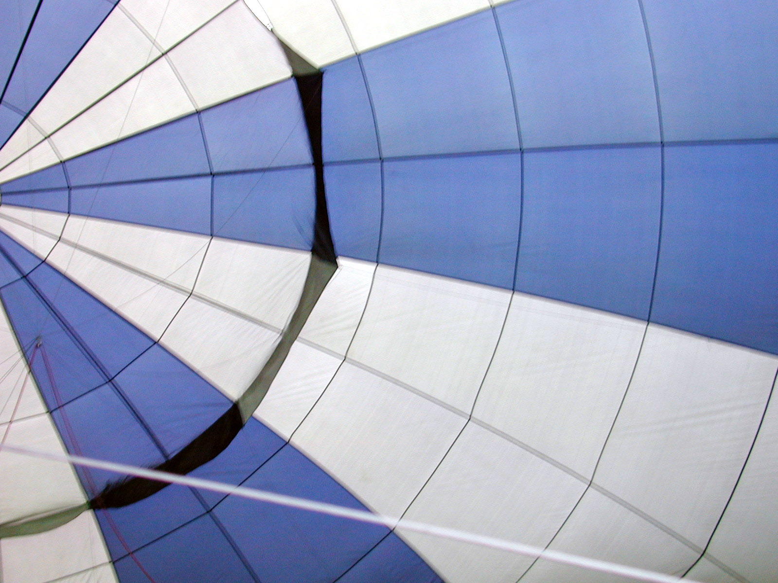 texture vehicles air hotairballoon balloon ballooning cloth textures silk polyester string strings web blue white trapezium inside