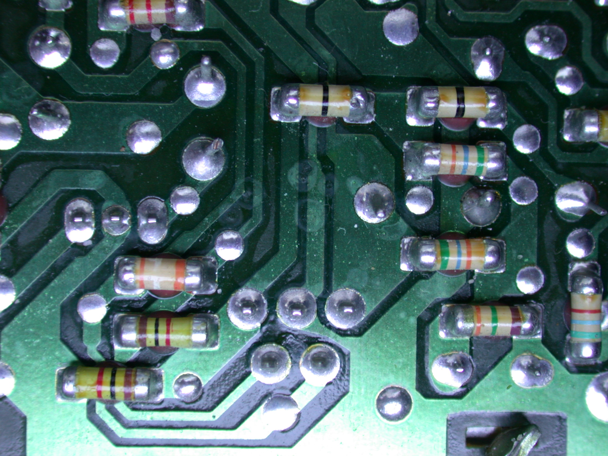 objects circuits macro computer green solder fuse electronics