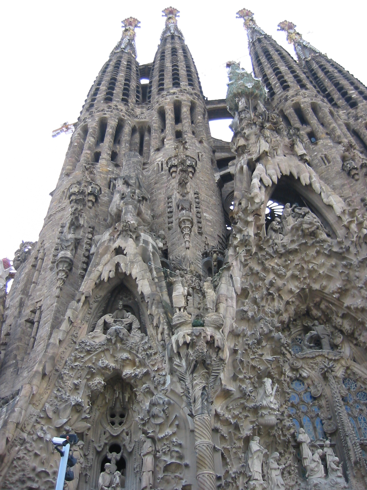 architecture exteriors sagradafamilia spain barcelona cathedral tower towers ornamented gaudi
