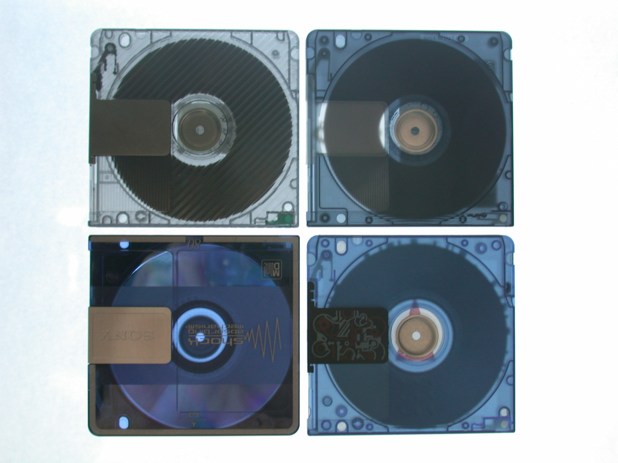 objects plastic music disc discs circle circles square squares minidisc sony blue