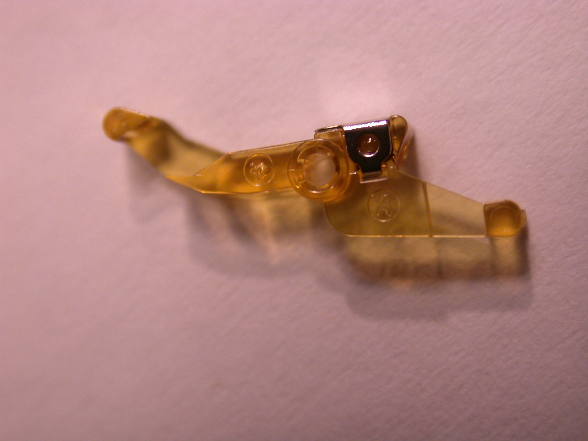 plastic brown brownish clip for holding together transparent diy d.i.y.