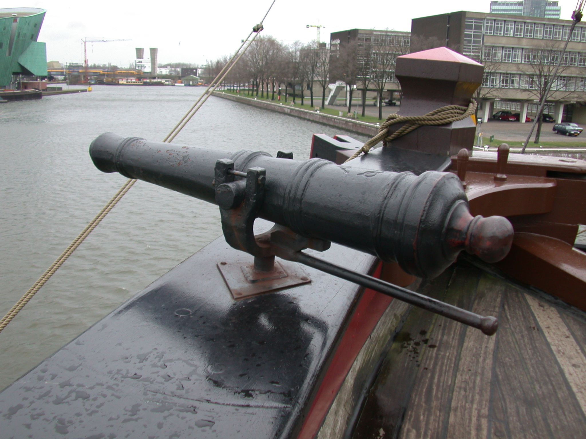 objects war warfare gun antique canon aft voc wic amsterdam vehicles water side artillery