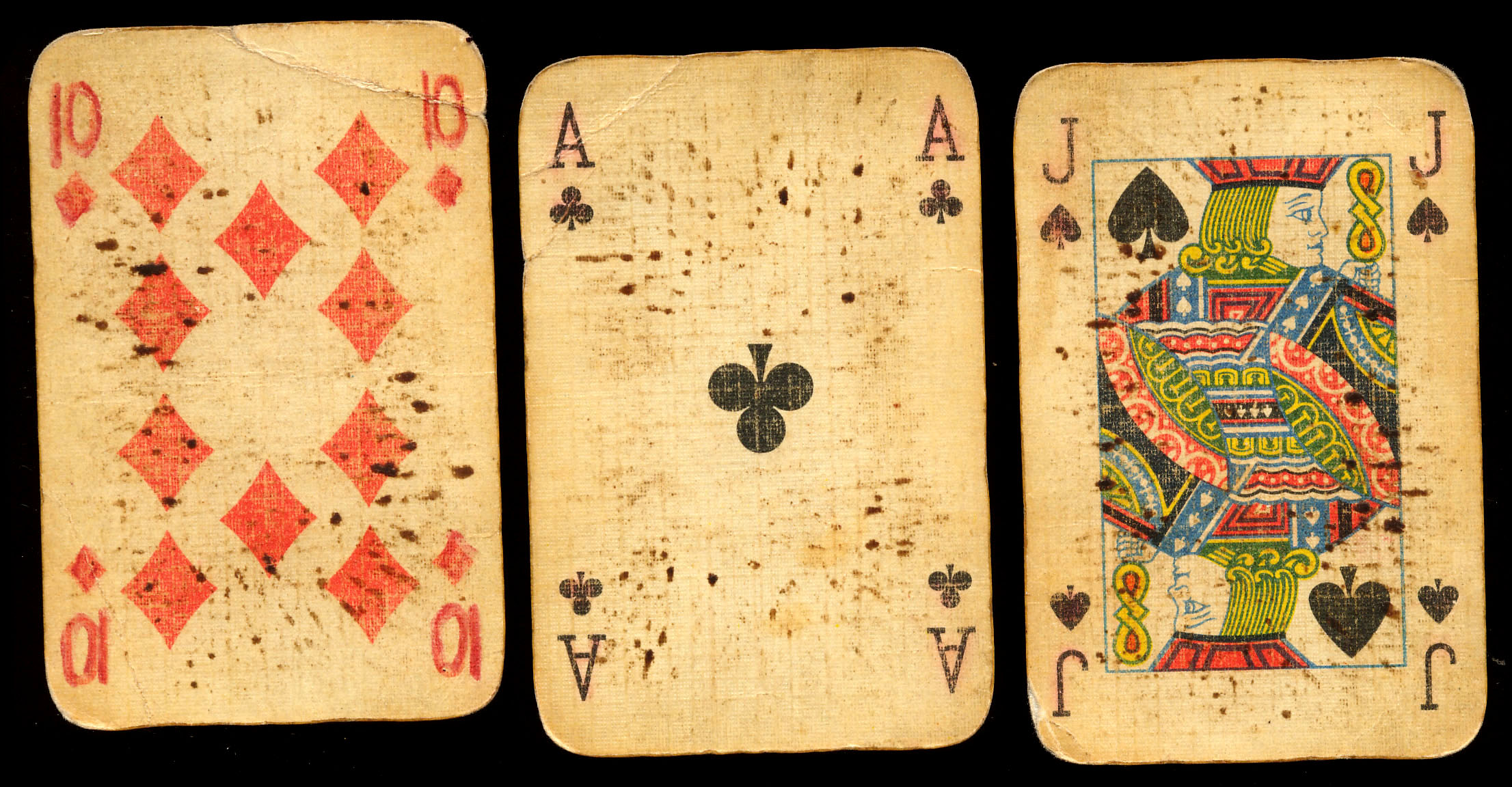 temabina cards playcards deck ace diamonds spades clubs joker casino gambling paper texture dirty