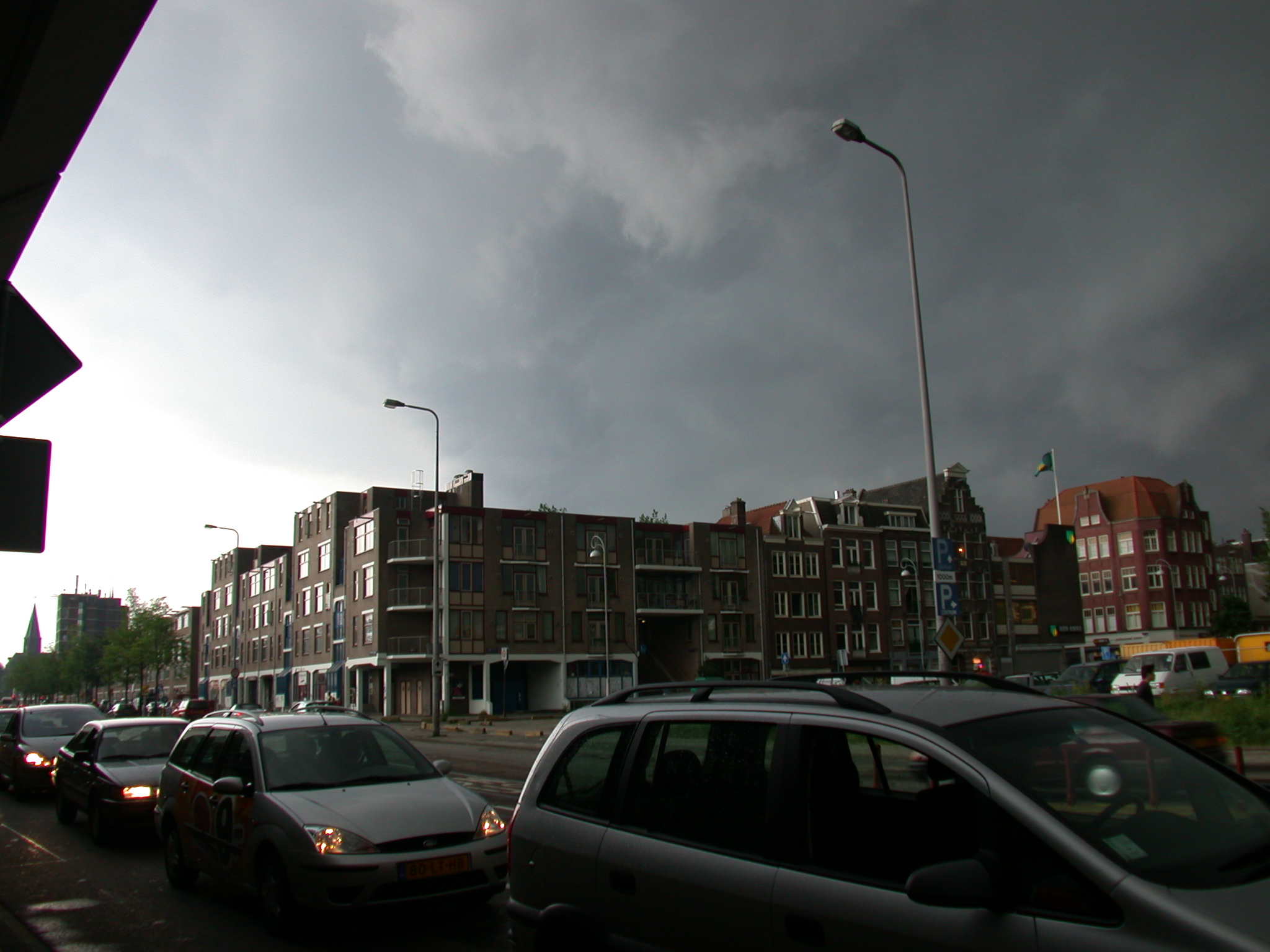 architecture exteriors haarlemmerplein amsterdam city square cars travelling traffic hi-res