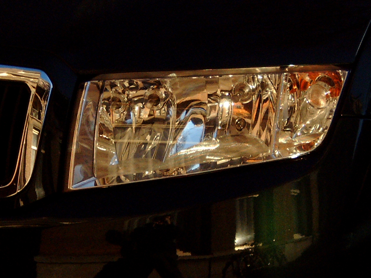 headlight chrome plastic light car reflector maartent