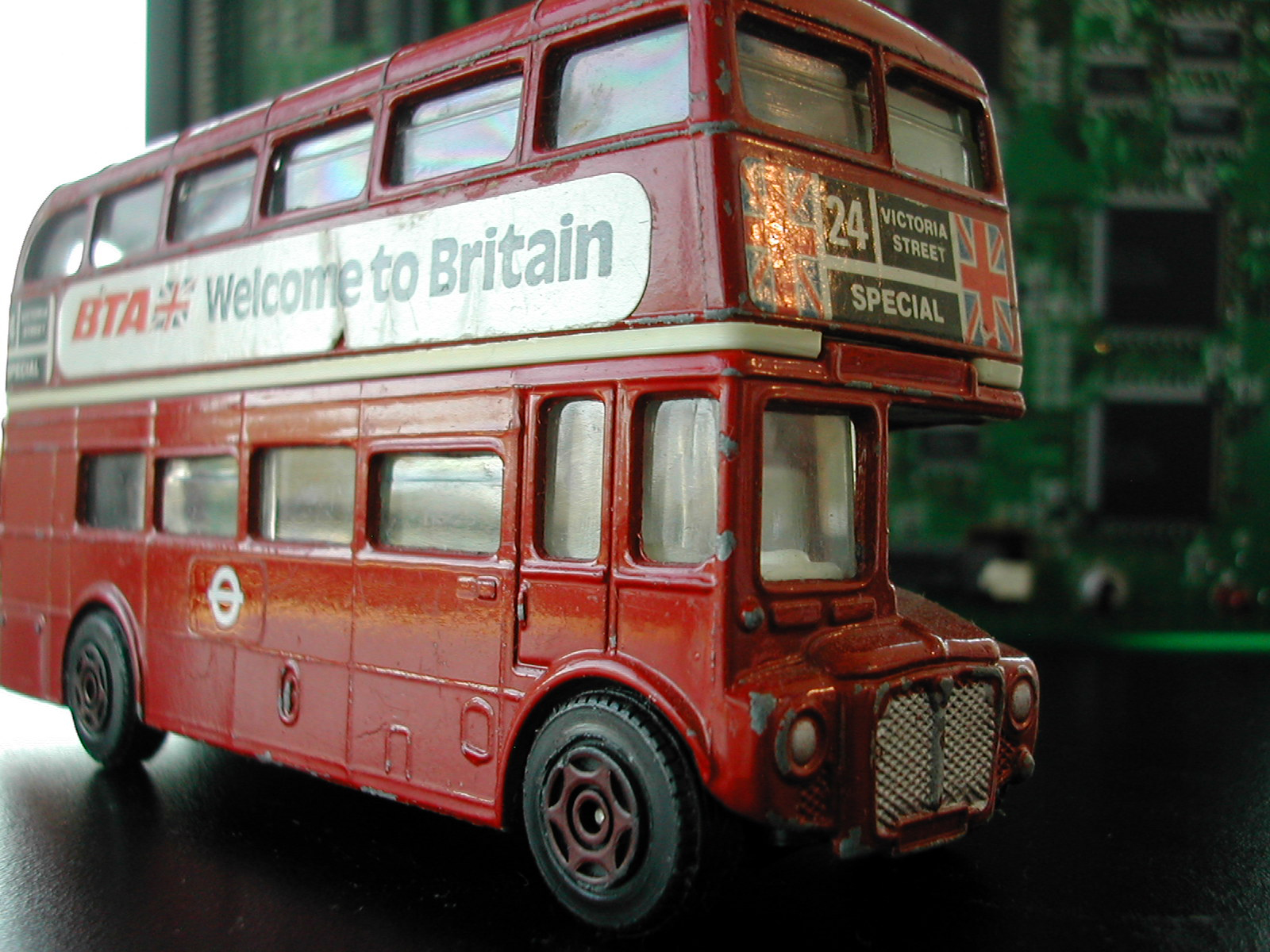 mcmath double decker bus red english omnibus model toy welcome to britain